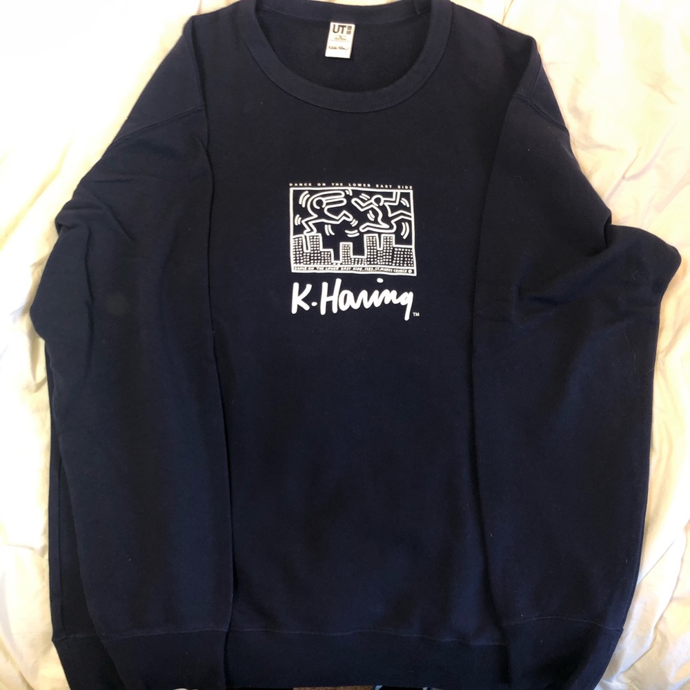 Uniqlo Keith Haring sweatshirt/sweater NWOT size L